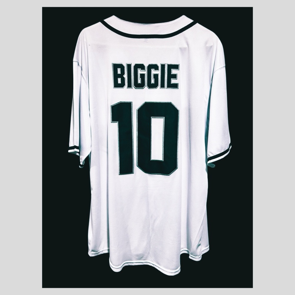 BAD BOY BIGGIE #10 HIP-HOP BASEBALL JERSEY